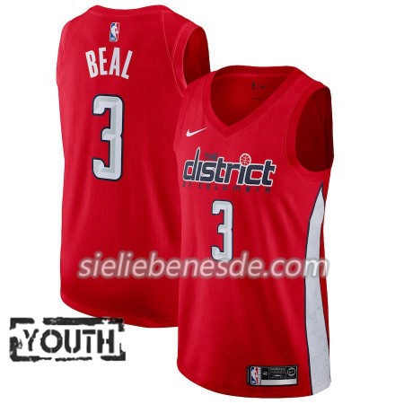 Kinder NBA Washington Wizards Trikot Bradley Beal 3 2018-19 Nike Rot Swingman